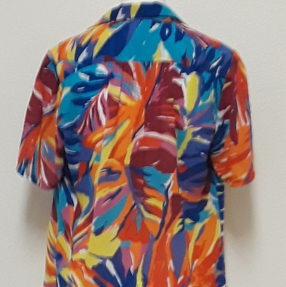 Stuart Randolph Womens 16 Sheer Top Blouse Vintage - Picture 3 of 4